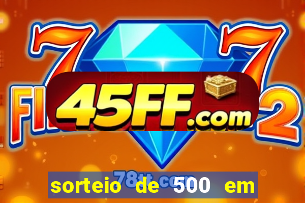 sorteio de 500 em cash toda segunda feira novibet como funciona